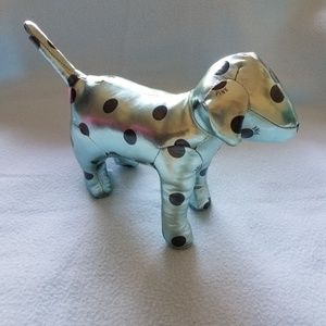 Victoria's Secret PINK Metallic Mint Plush Dog